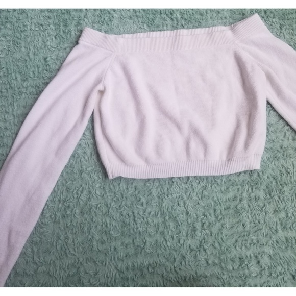 Wild Honey white long sleeve crop top - Picture 5 of 8